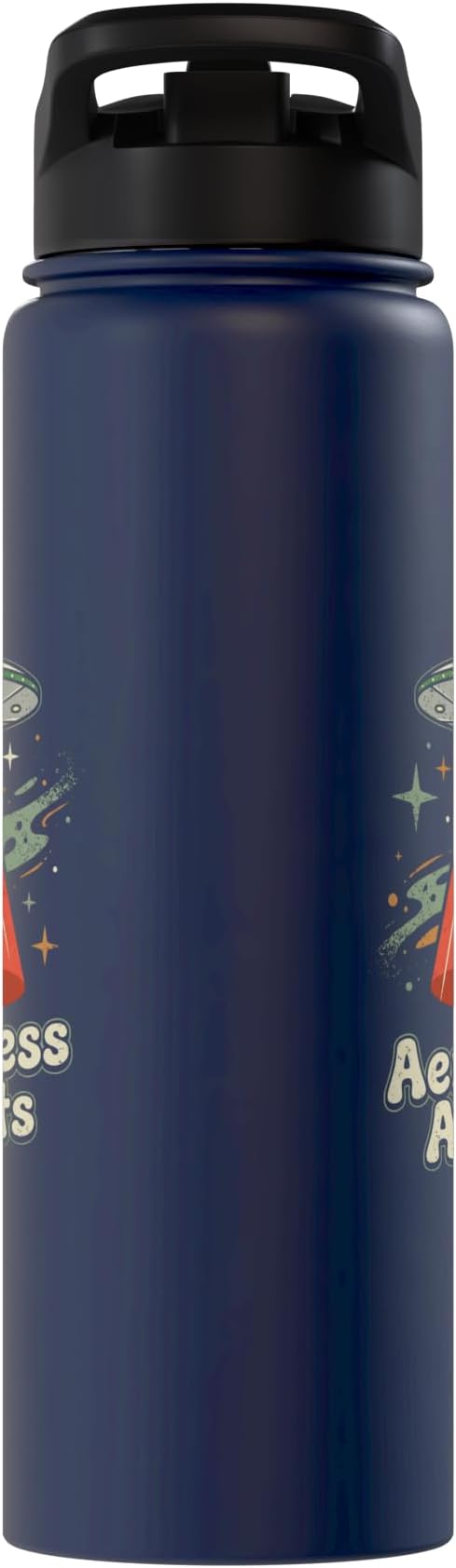 UFO AeroPress Funny Coffee Shirts Sci-Fi AeroPress Brewing Stainless Steel Insulated Water Bottle