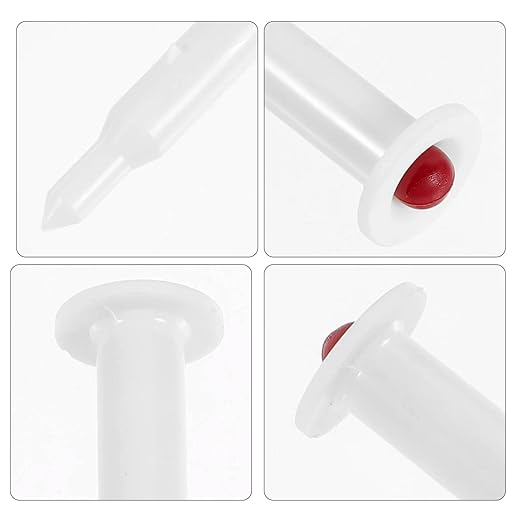 20pcs Chicken Thermometer Turkey Timer, Meat Turkey Thermometer Popup Out, 1.8 Inches Good Cook Timers for Cooking Chicken Beef