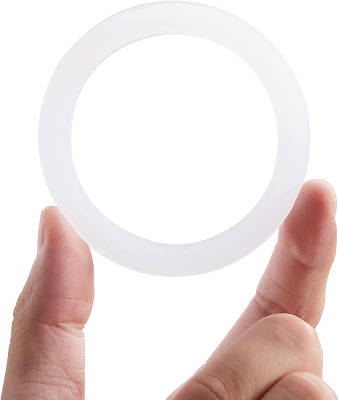 8 PCS Replacement Spare Food Grade Silicone (Better Than Rubber) Gasket Seal Ring For Aluminium Stovetop Coffee Maker Pots Bialetti Moka Express Dama 6 Cups