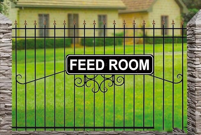 Feed Room Sign - Barn Ranch Farm Tack Room Rustic Street Metal Sign or Door Name Plate Plaque Metal Sign 16 x 4 inch - Image 3