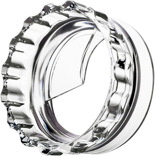 Moka Pot Dosing Ring & Coffee Distributor 2in1 Coffee Maker Dosing Ring For Moka Express Fast Distribute and Tamp, Avoid Mess And Wast (S for 1-3cup Moka Pot)