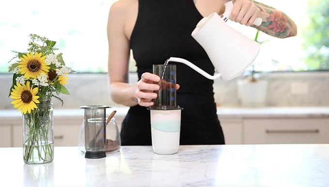 CoffeeSock ’The Original’ Reusable 100% Organic Cotton Coffee Filters - 3 pack Aeropress® Filters Disc fit | Coffee Sock Cloth Coffee Filter | Organic Cotton Alternative - Zero-Waste & Eco-Friendly