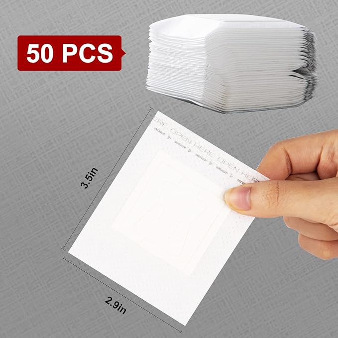 PARACITY 50Pcs Portable Coffee Filter Bag with Hanging Ear Design, Disposable Drip Coffee Filter Paper Bag single Serve, Pour Over Coffee Filter Compatible with a Wide Variety of Coffee Cups/Utensils