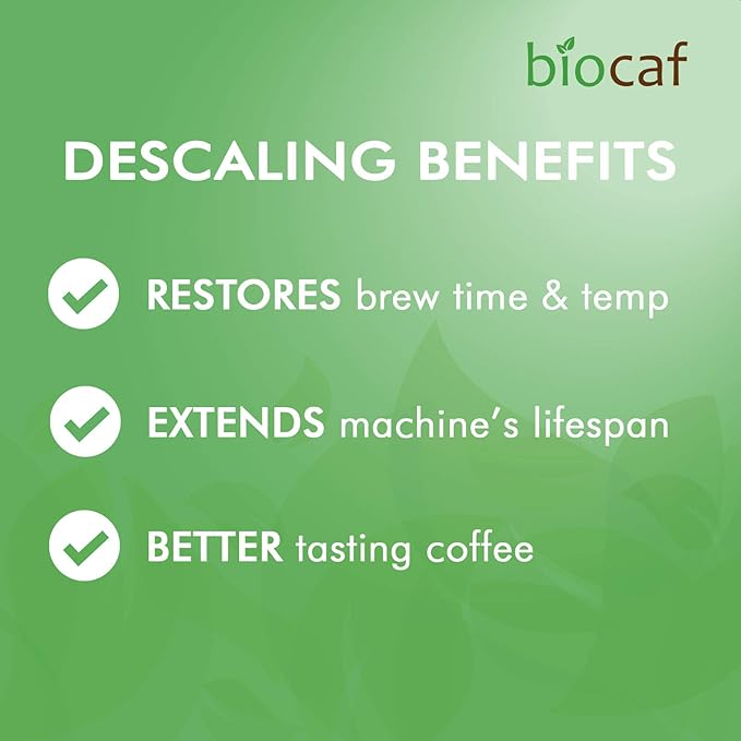Urnex Full Circle Espresso Machine - 2 Single Use Packets - Descaling Powder Safe On Keurig Delonghi Nespresso Ninja Hamilton Beach Mr Coffee Braun - Image 2
