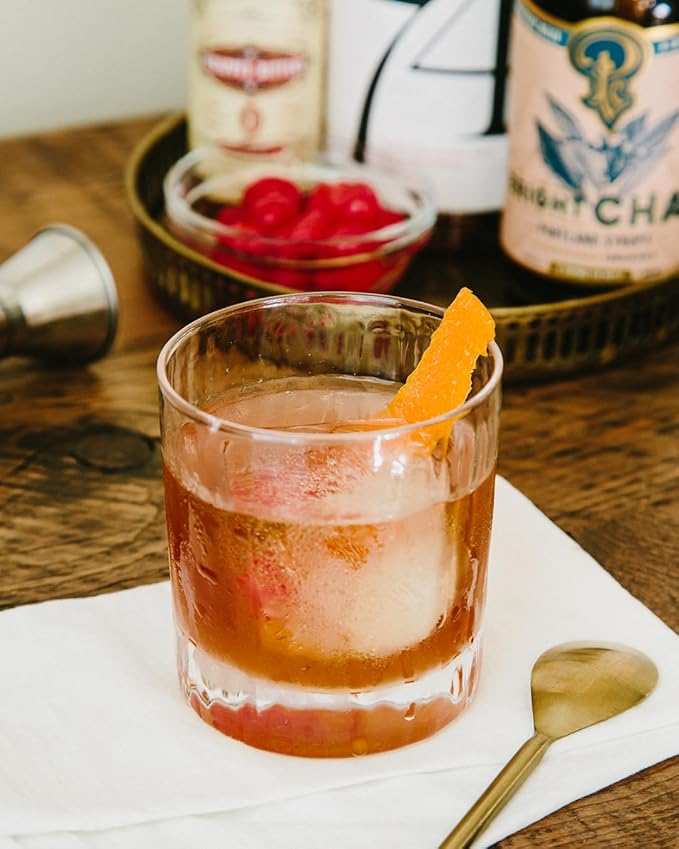 Portland Syrups Bright Chai Syrup - Coffee, Cocktails, Mocktails & Sodas - Premium Concentrate - Orange Pekoe, Ginger, Cinnamon, Cloves & Cardamom - Organic Cane Sugar - 12 oz, 24 Servings (Pack of 1)