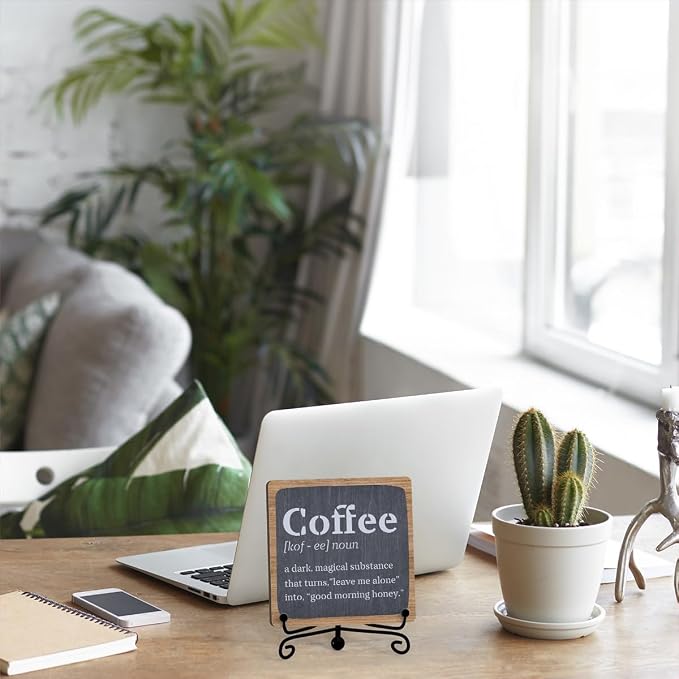 Coffee Bar Accessories, Coffee Decor, Farmhouse Bar Accessories (C15) - Image 5
