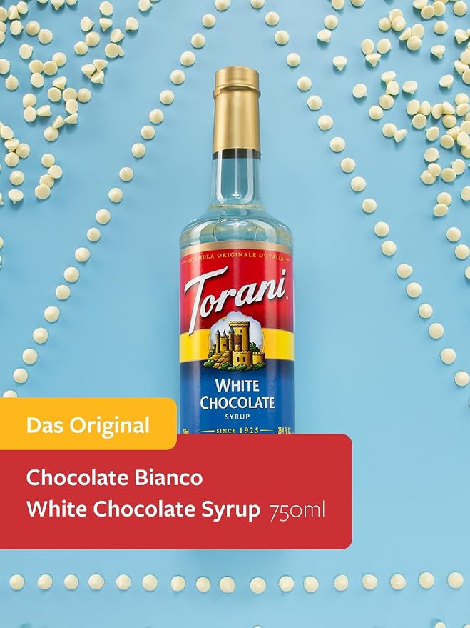 Torani White Chocolate Syrup 750 ML - Image 2
