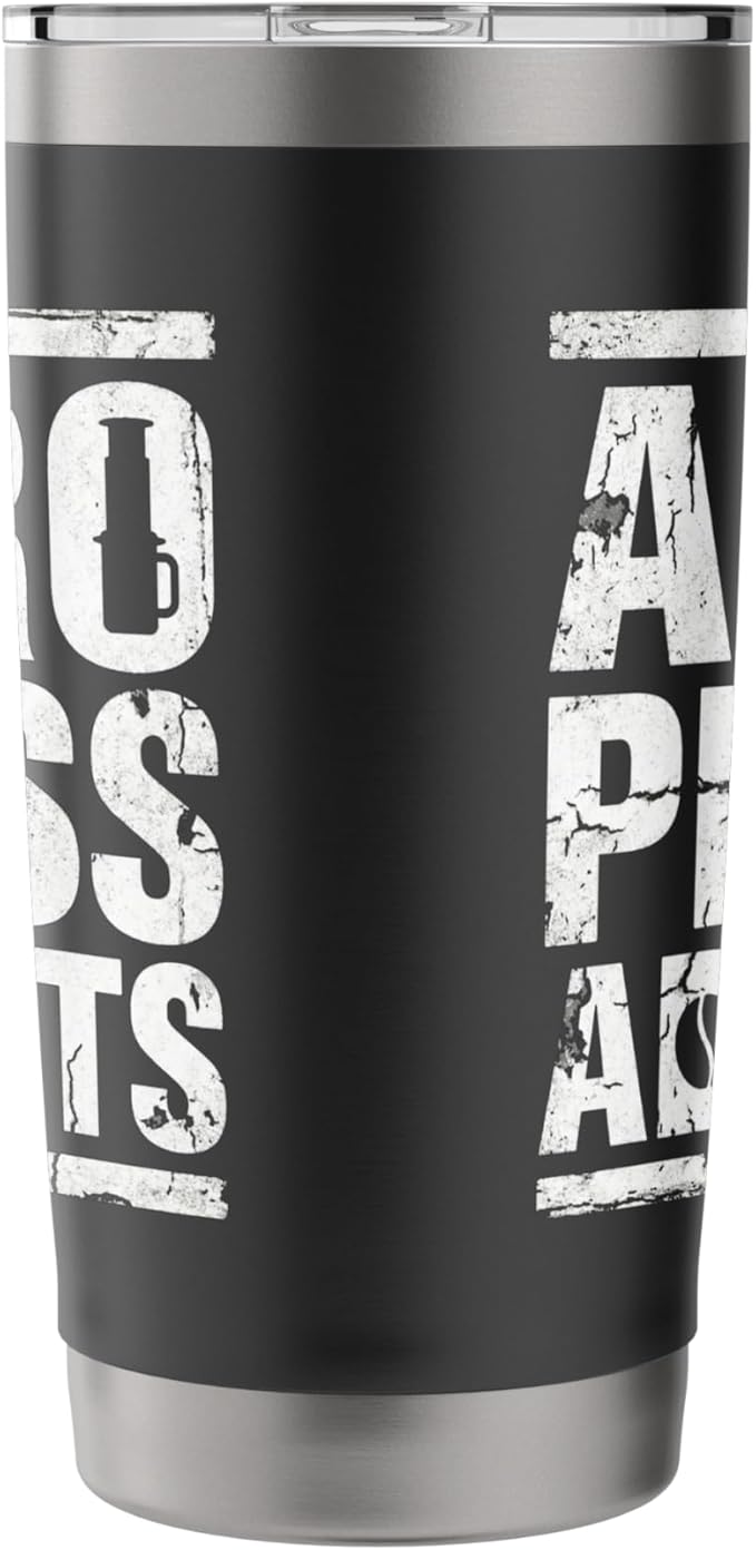 Bold AeroPress Coffee Addict Shirts AeroPress Addicts Stainless Steel Insulated Tumbler