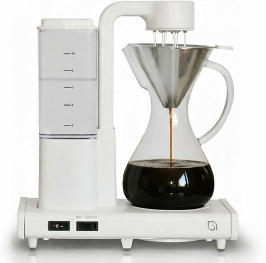 WILLOW 10 Cup Drip Coffee Maker, Automatic Pour Over Coffee Maker with Glass Carafe and Auto Shut-Off Feature, Suitable for Hot & Iced Coffee, ECO Coffee Machine made with 99% PC Recycled Plastics