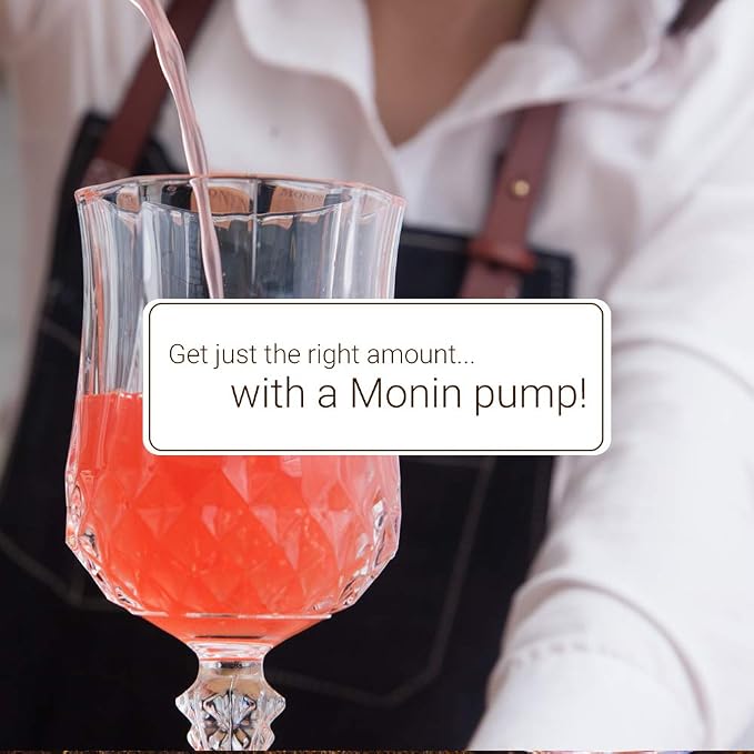 Monin - Syrup Pump, Exclusively for 750ml (25.4 fl oz) Glass Bottles | Mess-Free Dispensing + Tip Cover Included (White) - Image 4