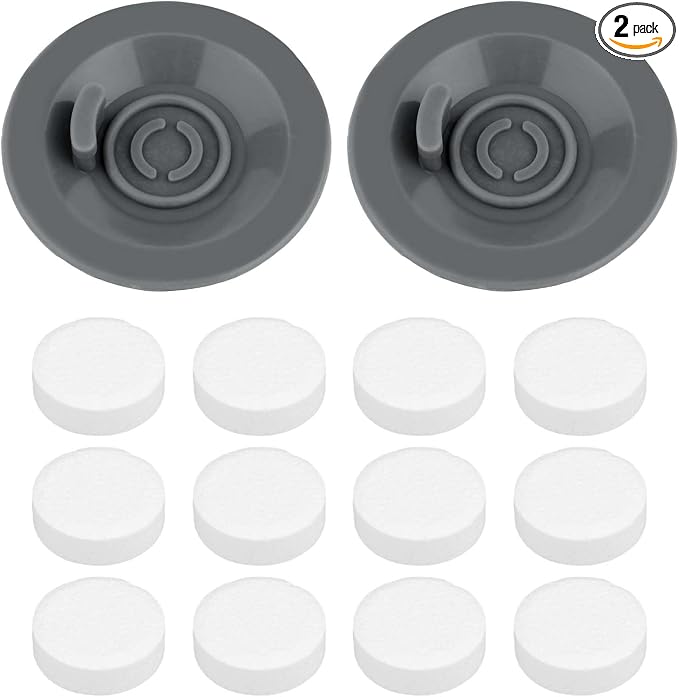 2pcs Espresso Cleaning Discs & 12pcs Cleaning Tablets Compatible with Ninja Luxe Coffee Machine, Silicone 54mm/2.13in Espresso Backflush Disc Tablets by Unknown