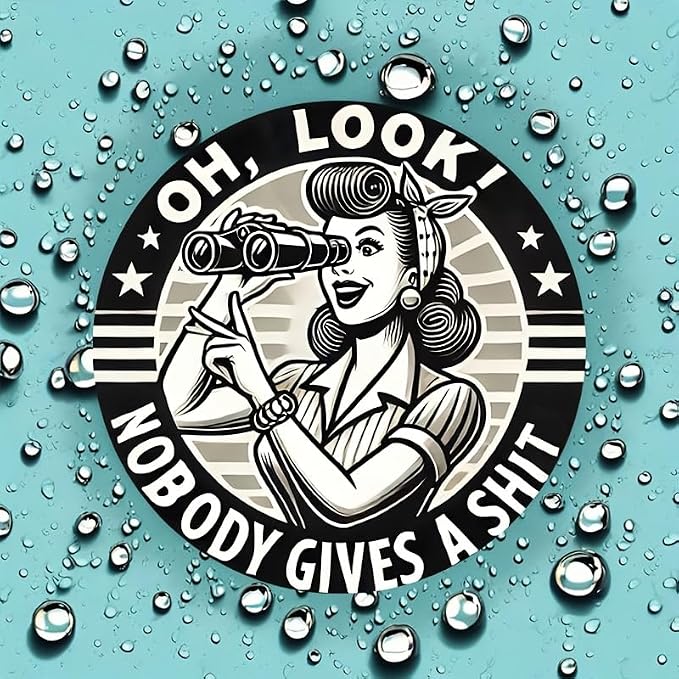 1pc Humorous Quote Round Iron Sign, 8x8 Inch "Nobody Gives a Shit" Wall Art, Decorative Metal Plaque for Home, Garage, Street, Backyard, Club, Bar, Cafe - Gift Idea - Image 3
