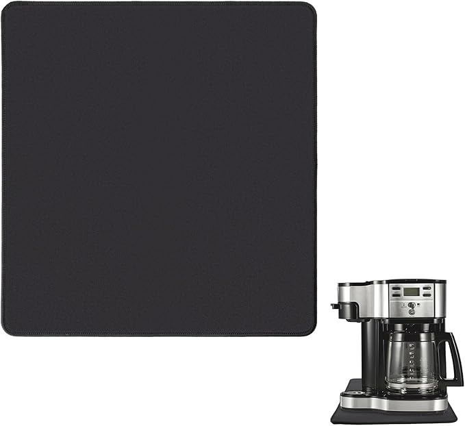 Sliding Pad for Hamilton Beach 2-Way Programmable Coffee Maker (49980RG)(13.77"×13")- Smooth Glide with Anti-Slip Base - Perfect Accessories Fit for 12 Cup Glass Carafe And Single Serve Coffee Maker