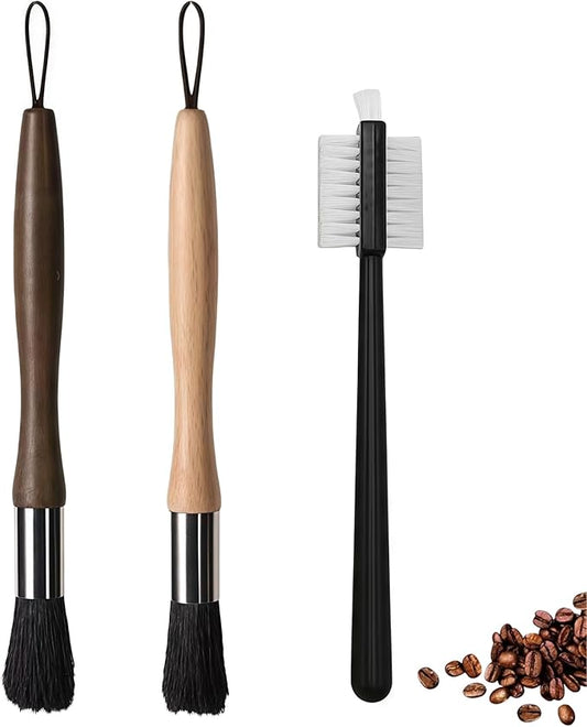 3-Pack Coffee Machine Cleaning Brush, Grinder Cleaning Accessories for Home Kitchen and Barista