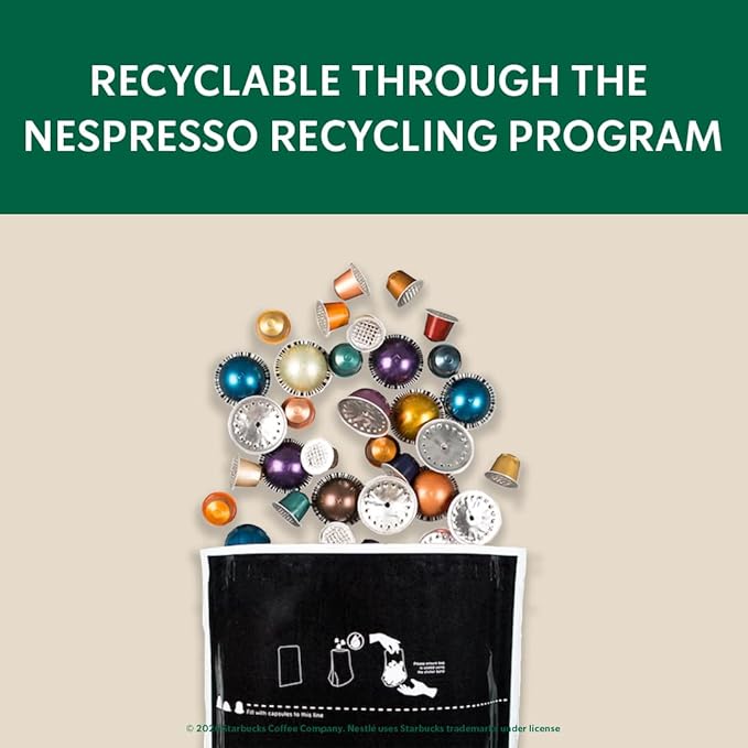 Starbucks by Nespresso Vertuo, Single-Origin Colombia, 30-count Coffee Pods Medium Roast, Brews 7.8 oz