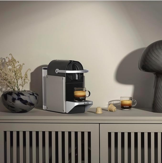 Nespresso Pixie Original Espresso Machine by Breville, Titan