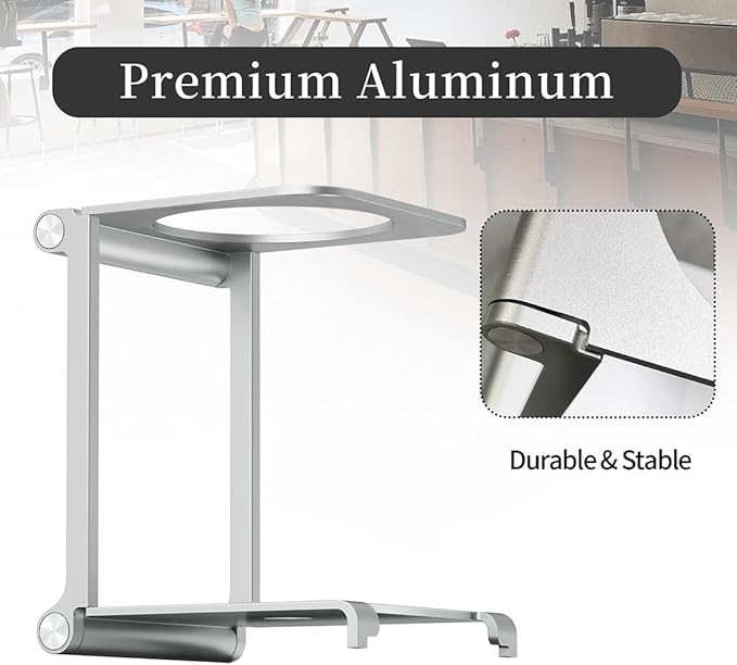 CAFEMASY Coffee Dripper Stand Station Pour-Over - Foldable Aluminum Coffee Dripper Holder Rack for Home Travel Camping Hiking Pour Over Coffee Portable Espresso Coffee Maker