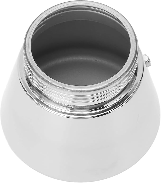 Single Spout Mocha Pot, Stainless Steel Mokapot, Portable Lightweight Stovetop Espresso Maker for Home, Office, Travel, 50ml (50ml)