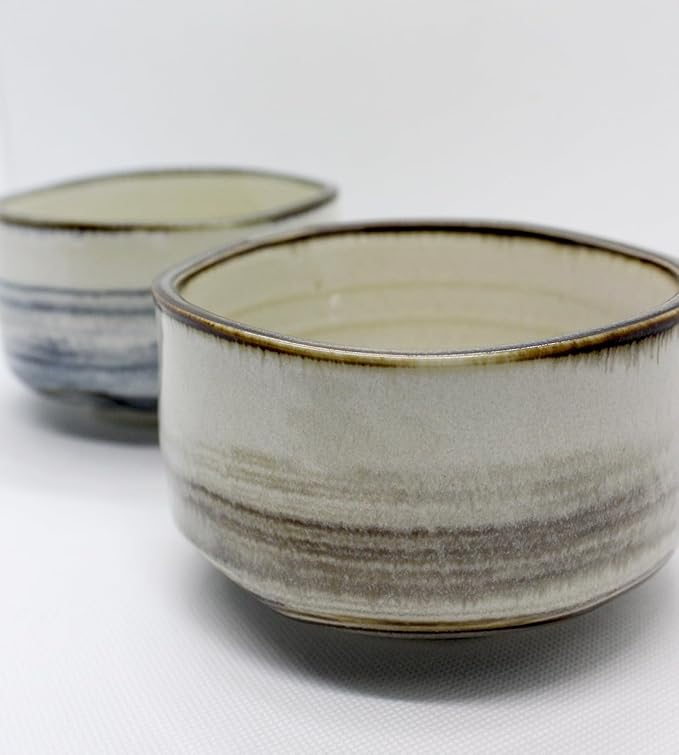 Japanese Traditional Handcrafted Mino Matcha Chawan Tea Bowl Cup Ceremony Tableware Pottery (Unka)