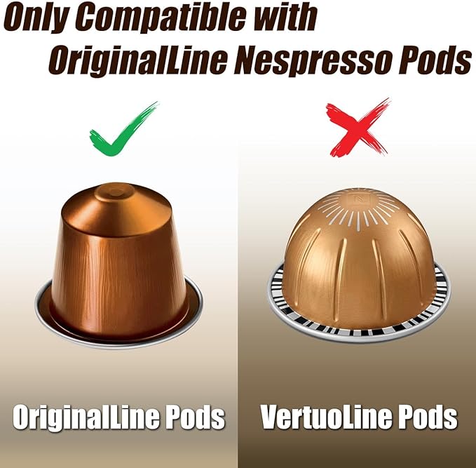 Deco Brothers OriginalLine Pod Holder Mesh Drawer, 56 Nespresso Capsule Organizer, Black