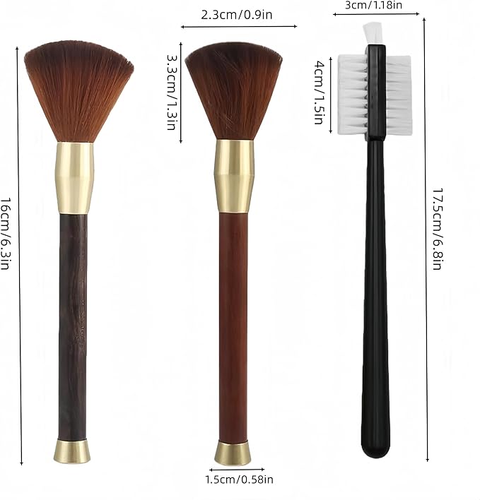 3-Piece Coffee Machine Cleaning Brush, Grinder Cleaning Accessories, Suitable for Coffee Bean Grinding and Coffee Powder Cleaning, Ideal for Baristas in the Home Kitchen
