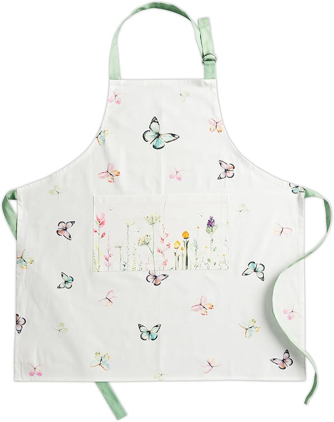 Maison d' Hermine 100% Cotton Apron for women with Pocket Kitchen Chef Apron for Men Cooking Mothers Day Gifts by MaisondHermine