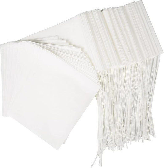 100PCS Tea Filter Bags, Disposable Tea Bags for Loose Leaf Tea, Drawstring Empty Tea Infuser, BetyBedy Tea Steeper, Natural Wood Pulp Paper Material, 1-Cup Capacity（3.15 x 3.94 inch）
