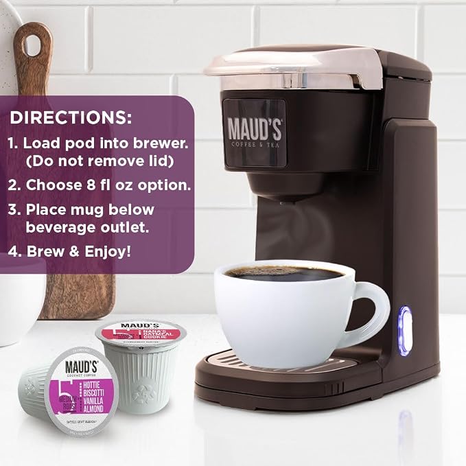 Maud's Super Flavored Coffee Pods Variety Pack, 80 ct, 16 Assorted Flavors, Medium Roast Flavored Coffee in Single Serve Pods – 100% Arabica Beans, Compatible with Keurig K Cups Maker - Image 5