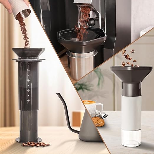 CAFEMASY Coffee Funnel and Travel Bag Kit Compatible with Aeropress Original Go XL Portable Espresso Coffee Maker Replacement Parts Coffee Accessories Tool