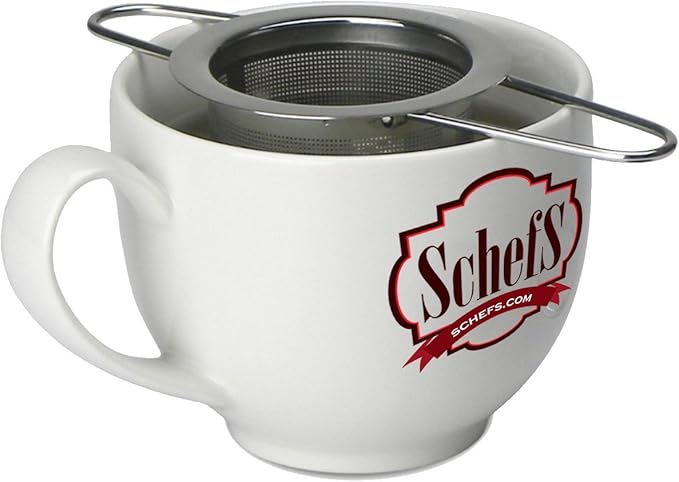 Tipeadis Schefs Premium Tea Infuser - Stainless Steel - Tea Filter - Perfect Strainer for Loose Leaf Tea,SCFTF-01