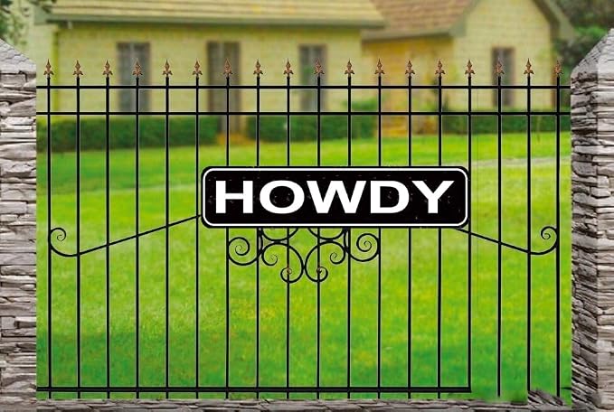 Howdy Cowboy Sign – Vintage Ranch Decor Metal Plaque for Western Bar, Cafe, or Home, 16x4 Inch Rustic Wall Art - Image 3