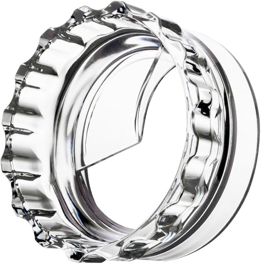 Moka Pot Dosing Ring & Coffee Distributor 2in1 Coffee Maker Dosing Ring For Moka Express Fast Distribute and Tamp, Avoid Mess And Wast (M for 4-6cup Moka Pot)