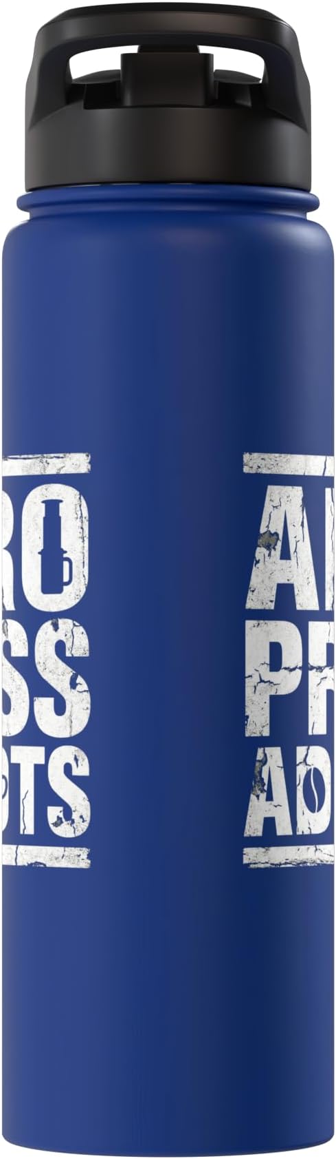 Bold AeroPress Coffee Addict Shirts AeroPress Addicts Stainless Steel Insulated Water Bottle