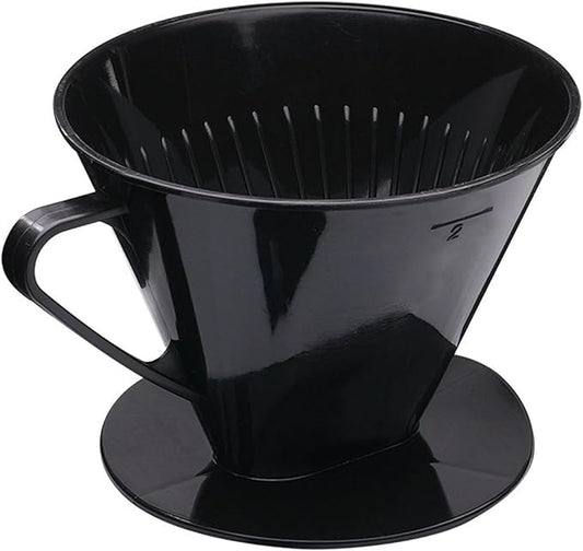Westmark Pour Over Coffee Dripper, Coffee Filter Cone Size 2, Reusable Plastic for Manual Brewing, Up to 2 Cups, Model 24422261