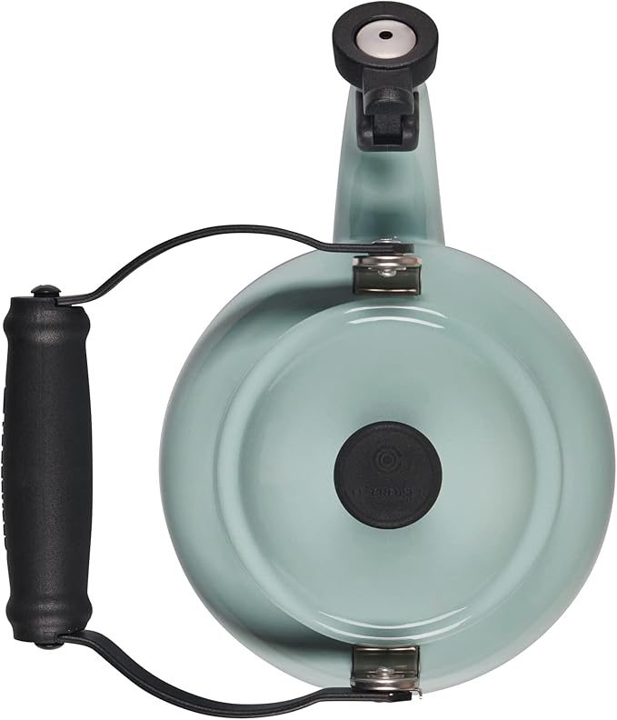 Le Creuset Enamel On Steel Demi Tea Kettle, 1.25 Quart, Sea Salt