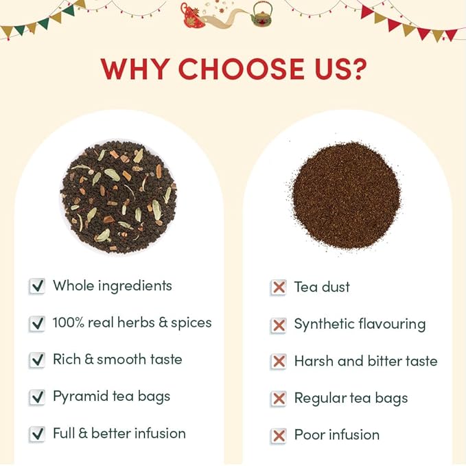 VAHDAM, Advent Calendar 2026 (500g/17.63oz) 24 Unique Loose Leaf Tea - Exclusive Holiday Tea Gift Sets | Christmas Advent Calendar 2026 for Adults | Advent Calendar 2026 Adult Women & Men