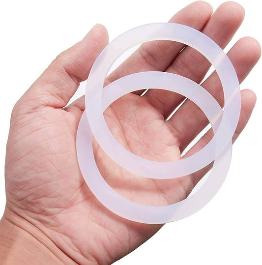 8 Pcs Replacement Spare Food Grade Silicone (Better Than Rubber) Gasket Seal Ring For Aluminium Stovetop Coffee Maker Pots Moka Express Dama Bialetti 9 Cups.