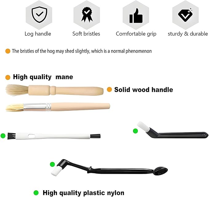 Espresso Machine Cleaning Brush - 15 PCS Long Handle Straw & Bottle Brush Kit, Flexible Scrubber for Coffee Pots, Mugs, Cups, Water Bottles, Glassware & Bent Pipes