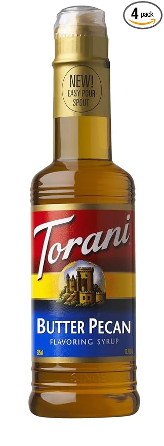 Torani Butter Pecan Syrup, Kosher, 12.7 Fluid Ounce (Pack of 4)