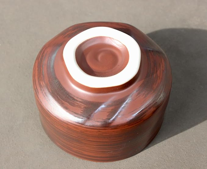 Japanese Traditional Handcrafted Matcha Chawan Tea Bowl Cup Ceremony Tableware Pottery (Tesseki)