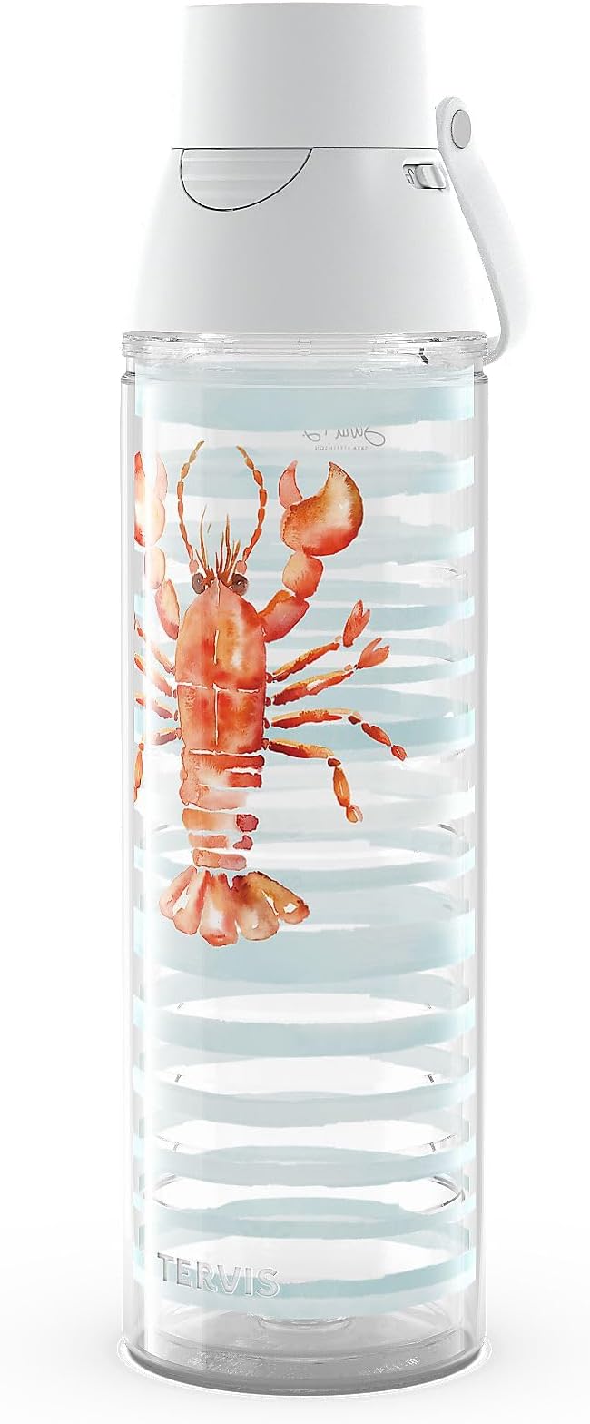 Tervis Venture Lite Sara Berrenson - Maine Lobster Made in USA Double Walled Insulated Tumbler Travel Cup Keeps Drinks Cold & Hot,