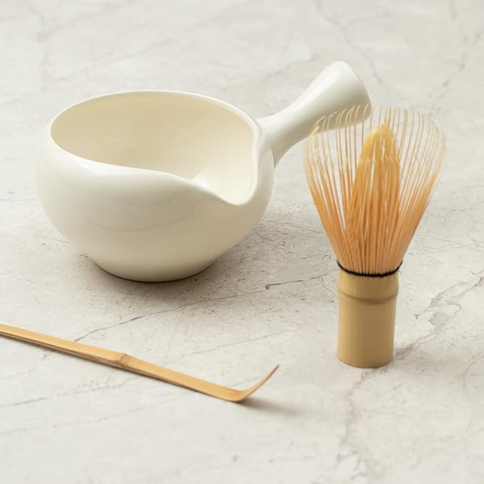 Japanese Bamboo Whisk (Chasen) Matcha Set for Traditional Matcha Tea Preparation by Naoki Matcha