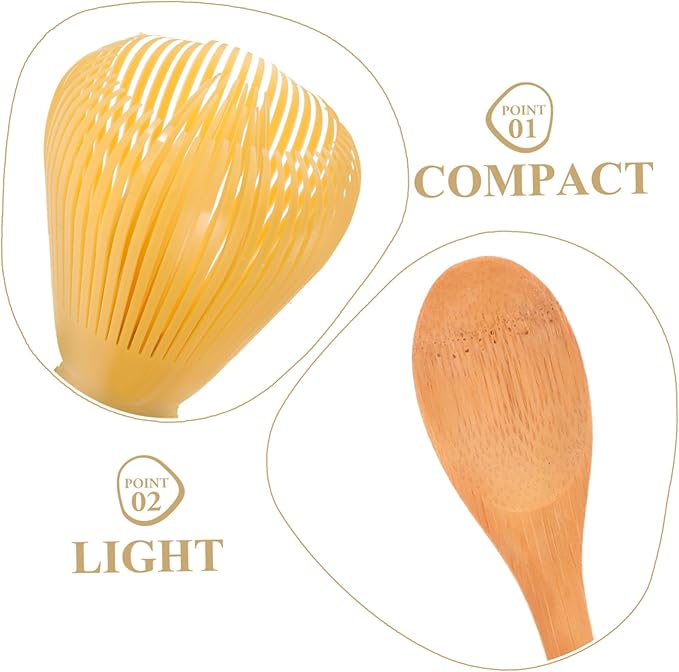 Alipis 1set Matcha Tool Kit Whisk Sifter Scoop Spoon Elegant Accessories for Home Tea Shop Use Portable Easy to Clean