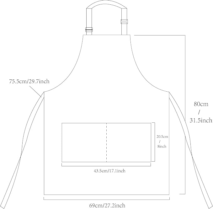 Bib Aprons- Mixed Color Apron with Pockets, for Kitchen Cooking Restaurant BBQ Painting Crafting - Image 4