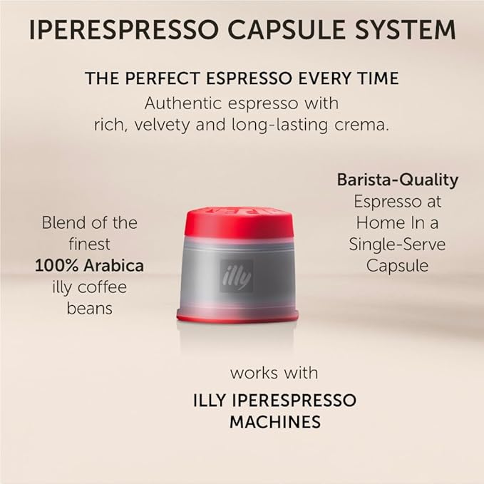 illy Coffee, Arabica Selection Nicaragua Espresso Capsules, Single Origin, For Brewing with iperEspresso Capsule Machines, 18 Count