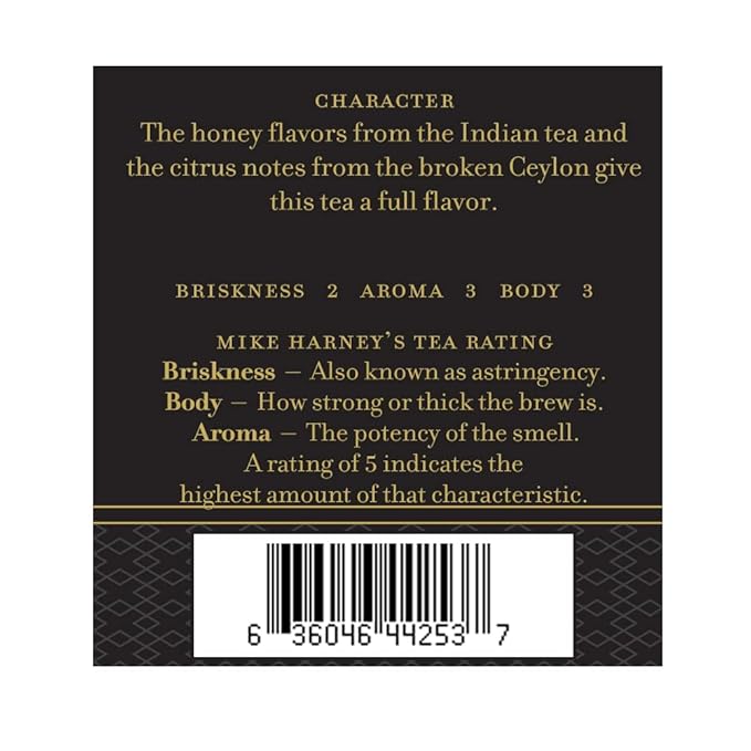 Harney & Sons Ceylon & India Tea| 4oz Tin, Loose Leaf Tea, also known as Orange Pekoe