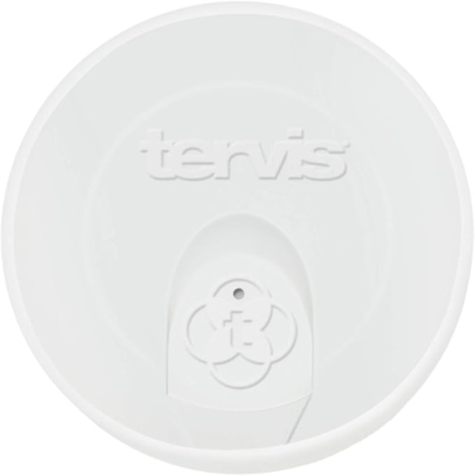 Tervis Travel Lid Made in USA Double Walled Insulated Tumbler Travel Cup Keeps Drinks Cold & Hot, Fits 16oz Tumblers, Clear