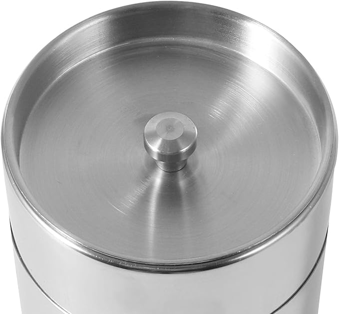 550ml/16.9oz Tea Canisters for Loose Tea, 5.9 x 3.0in Tea Coffee Sugar Canister Set, Stainless Steel Tea Tins for Storaging Coffee, Loose Sugar, Nuts, Seeds