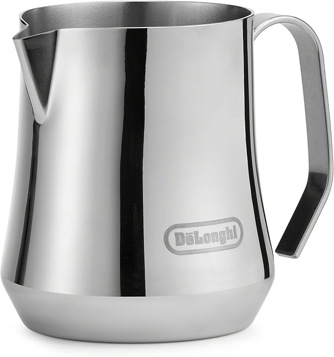 De'Longhi Milk Frothing Pitcher, Stainless Steel, 17 oz - DLSC069