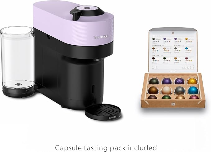 Nespresso Vertuo Pop+ Bundle by Breville, Lilac